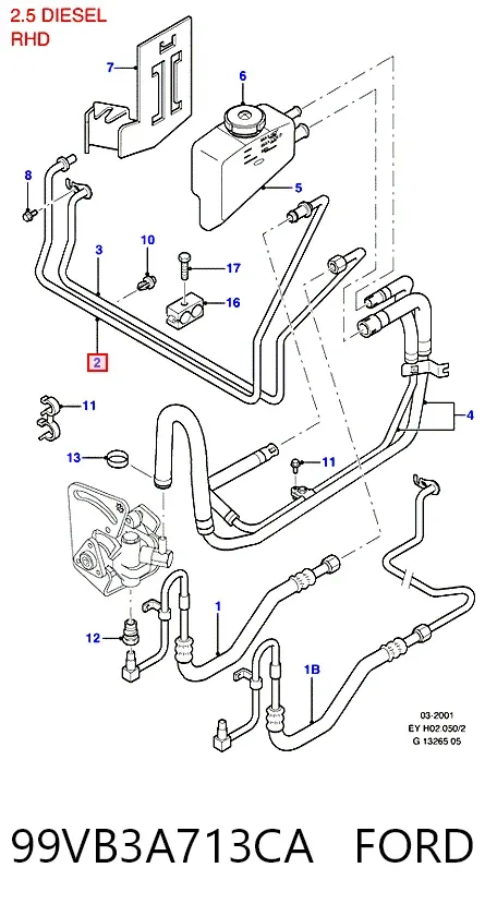  99VB3A713CA Ford