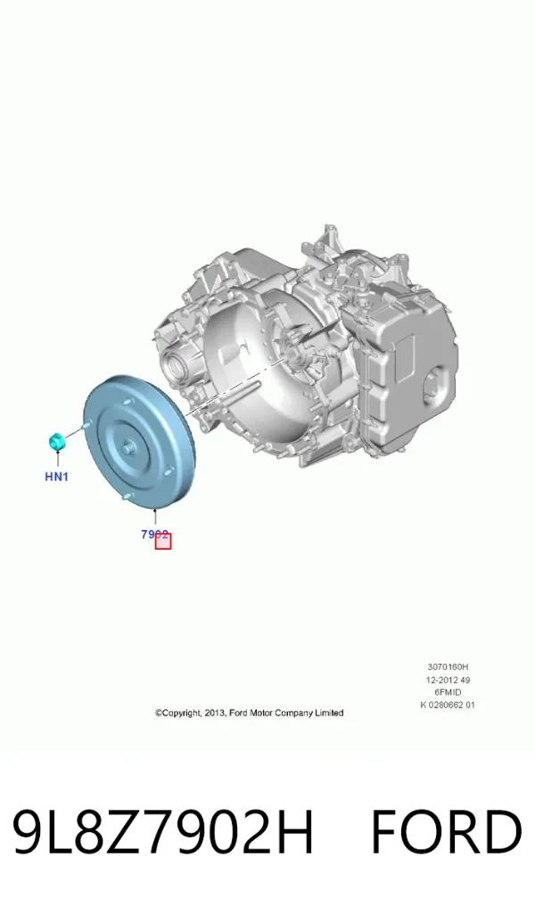  9L8Z7902H Ford