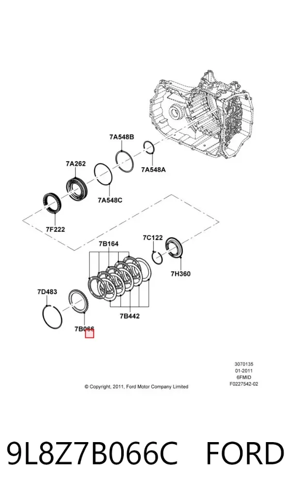  9L8Z7B066C Ford