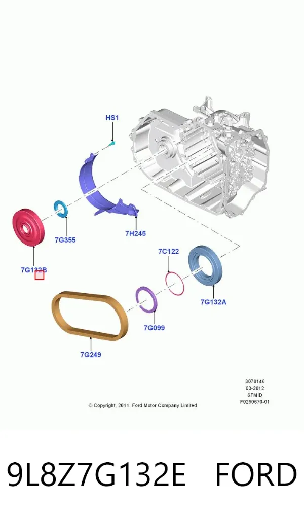  9L8Z7G132E Ford