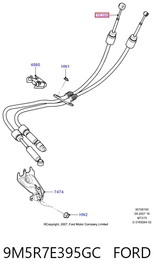 9M5R7E395GC Ford