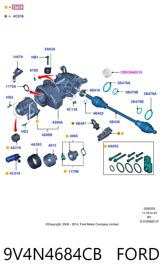  9V4N4684CB Ford