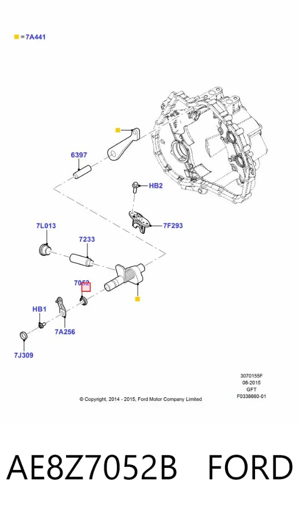 AE8Z7052B Ford
