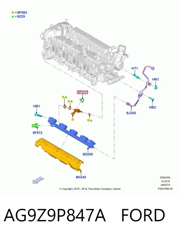  AG9Z9P847A Ford