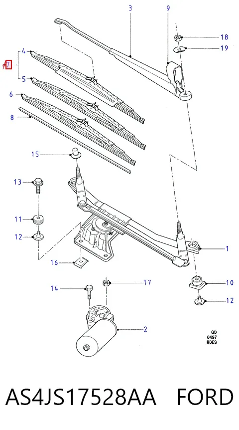  AS4JS17528AA Ford