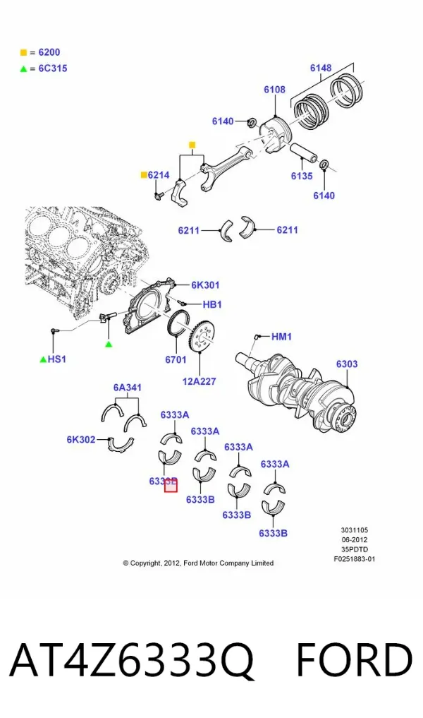  AT4Z6333Q Ford