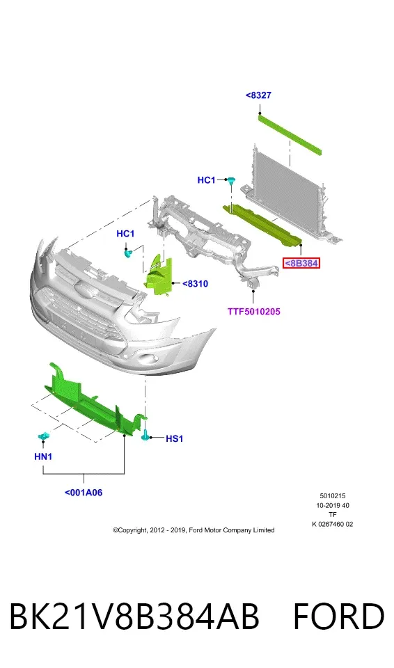  BK21V8B384AB Ford