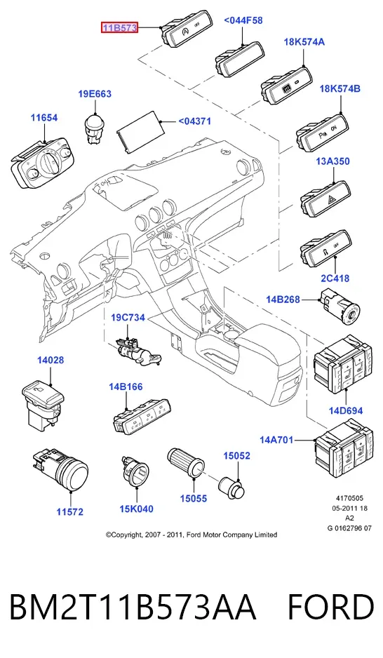  BM2T11B573AA Ford