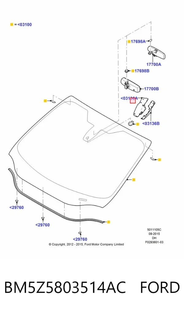  BM5Z5803514AC Ford
