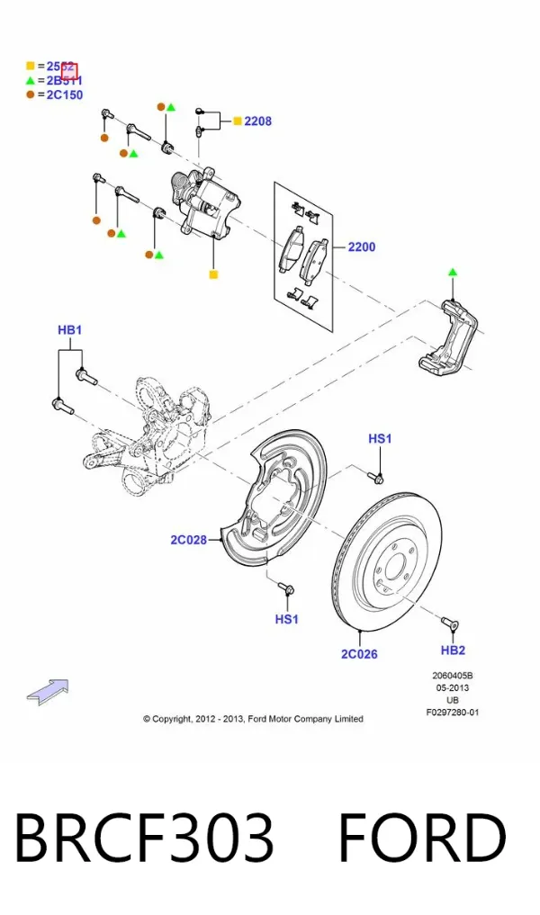  BRCF303 Ford