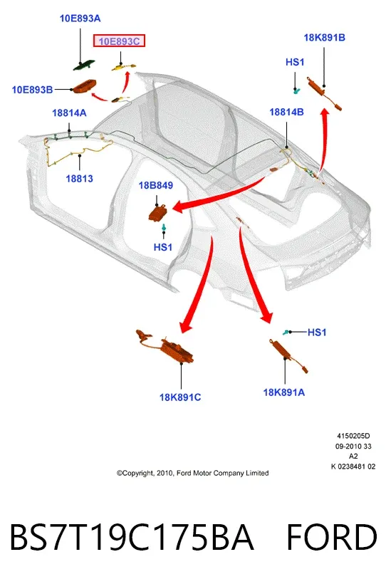  BS7T19C175BA Ford
