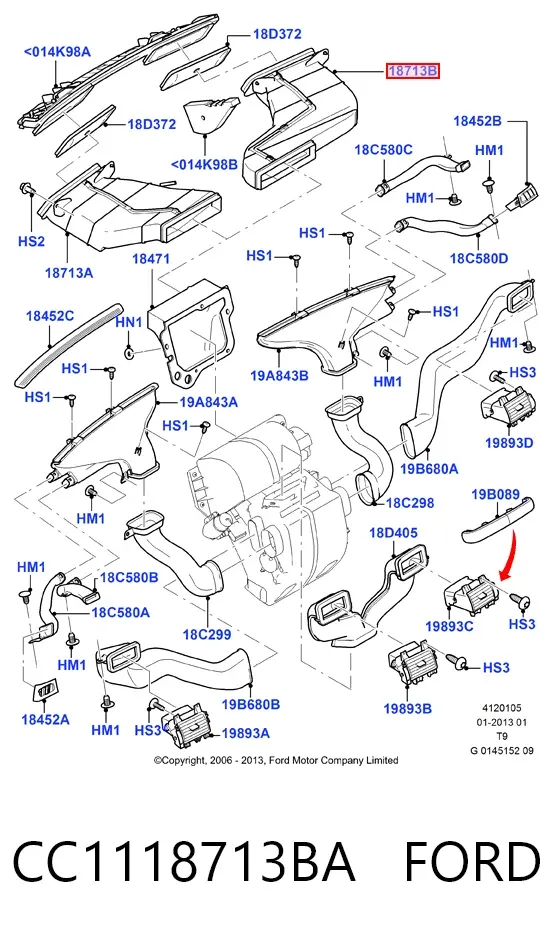  CC1118713BA Ford