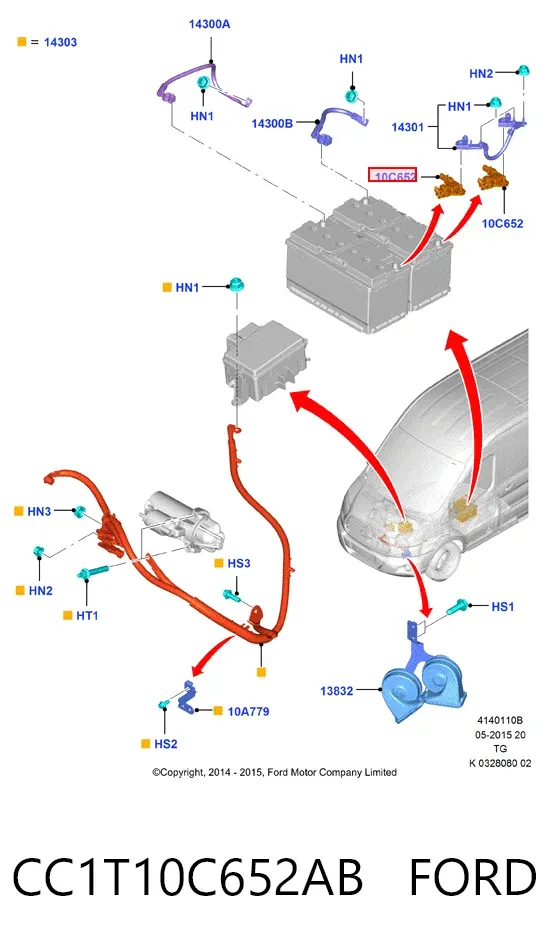  CC1T10C652AB Ford