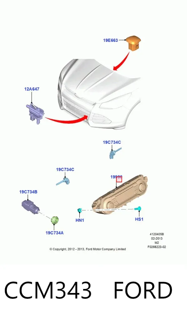 Блок управління кондиціонером CCM343 Ford