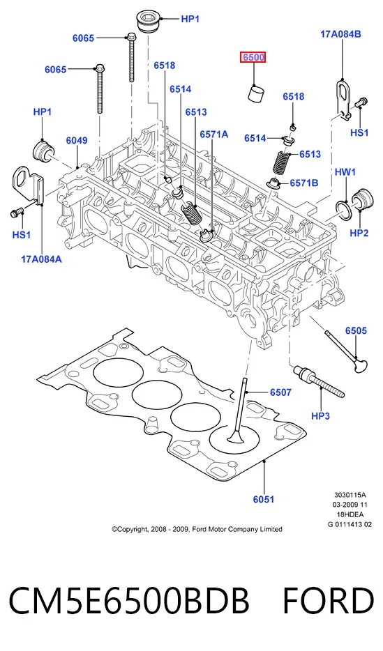 Гідрокомпенсатор CM5E6500BDB Ford