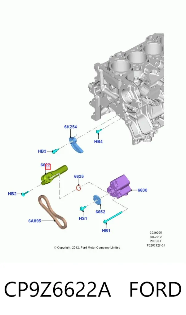  CP9Z6622A Ford