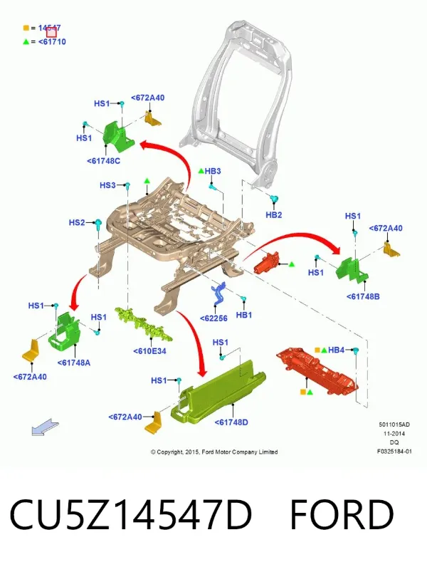  CU5Z14547D Ford