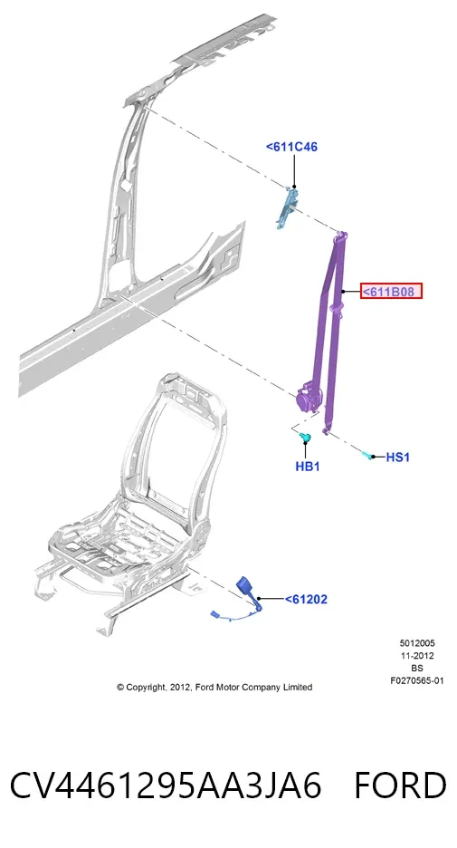  CV4461295AA3JA6 Ford