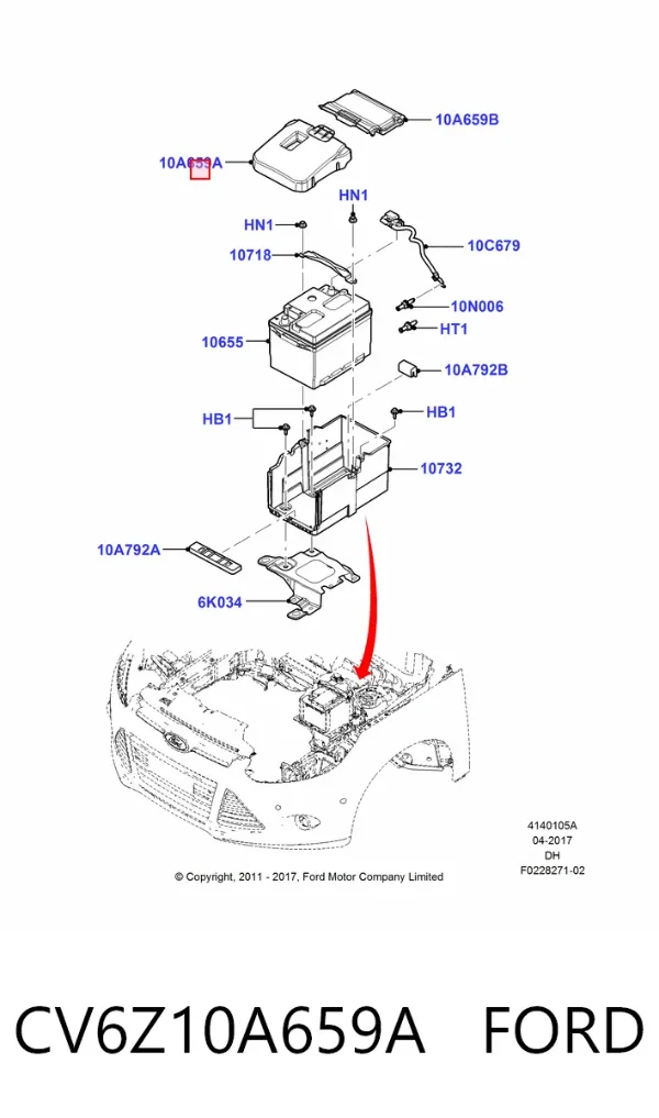  CV6Z10A659A Ford