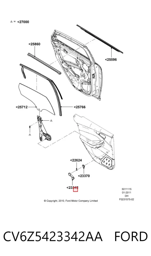  CV6Z5423342AA Ford
