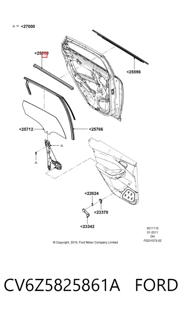  CV6Z5825861A Ford