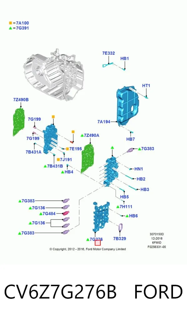  CV6Z7G276B Ford