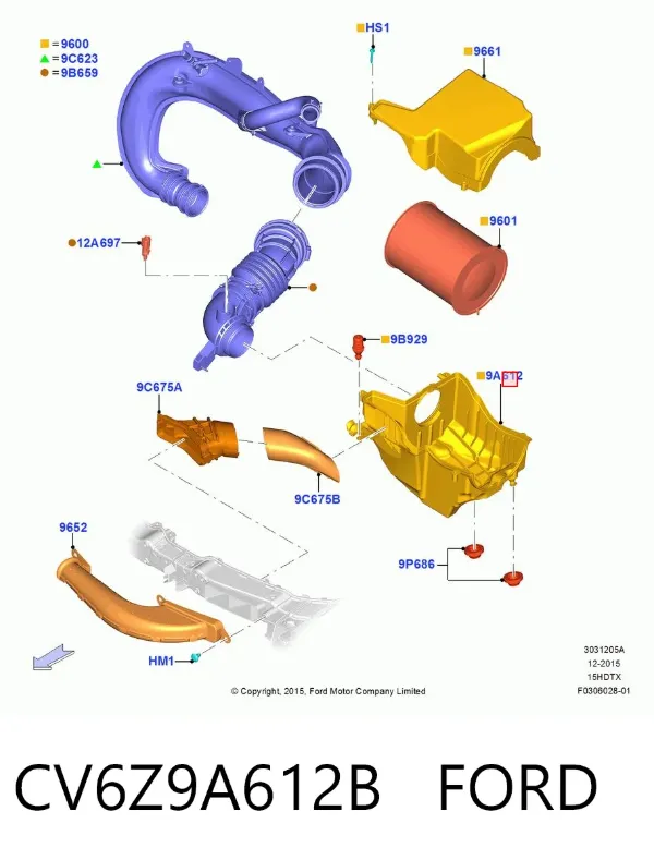  CV6Z9A612B Ford