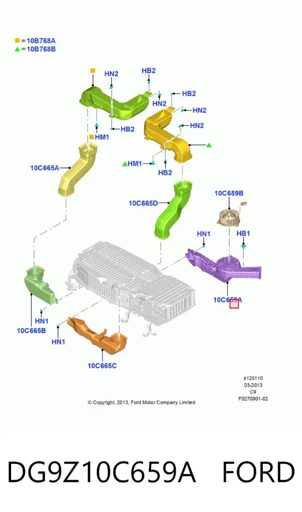  DG9Z10C659A Ford