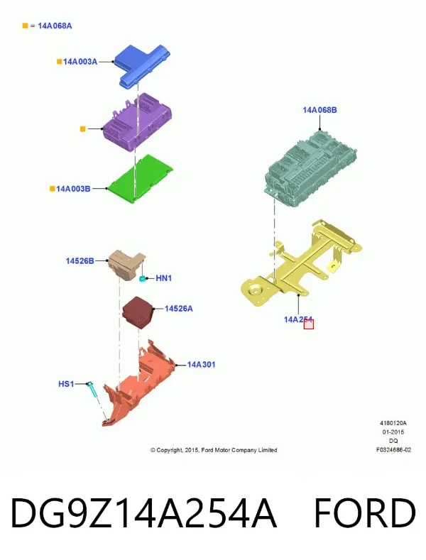  DG9Z14A254A Ford