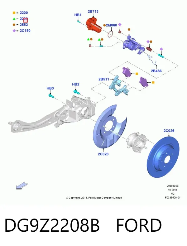  DG9Z2208B Ford