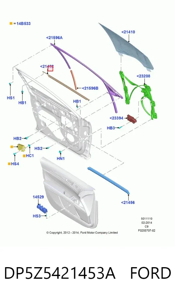  DP5Z5421453A Ford