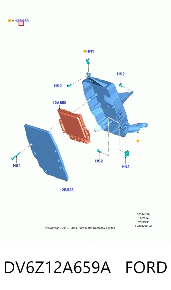  DV6Z12A659A Ford