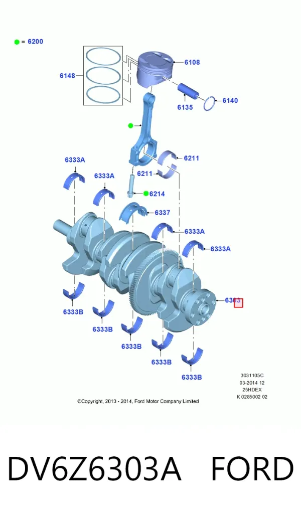  DV6Z6303A Ford