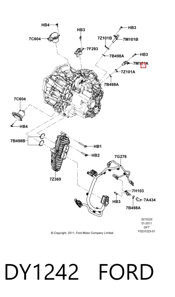  DY1242 Ford