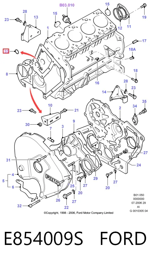  E854009S Ford