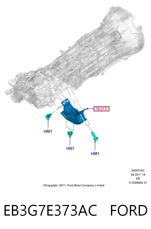  EB3G7E373AC Ford