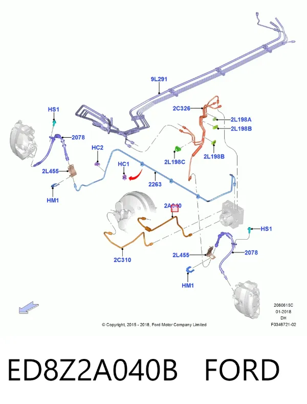  ED8Z2A040B Ford