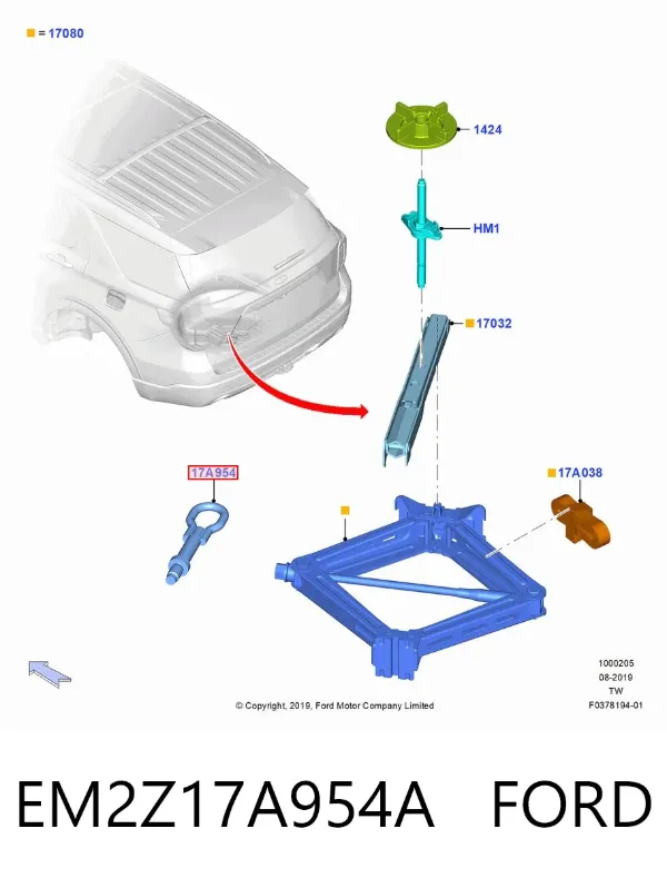  EM2Z17A954A Ford