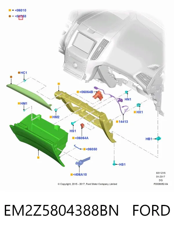  EM2Z5804388BN Ford