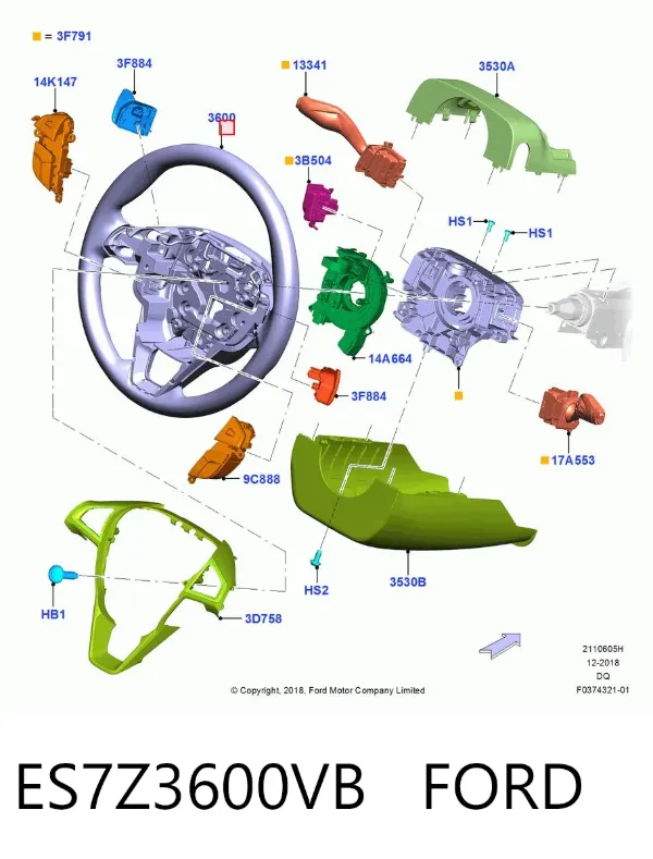  ES7Z3600VB Ford