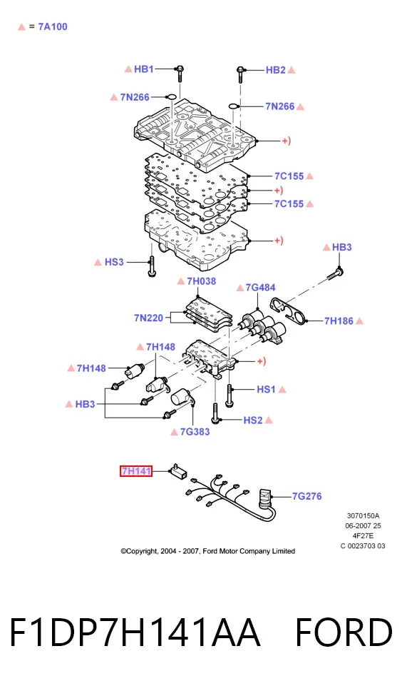  F1DP7H141AA Ford