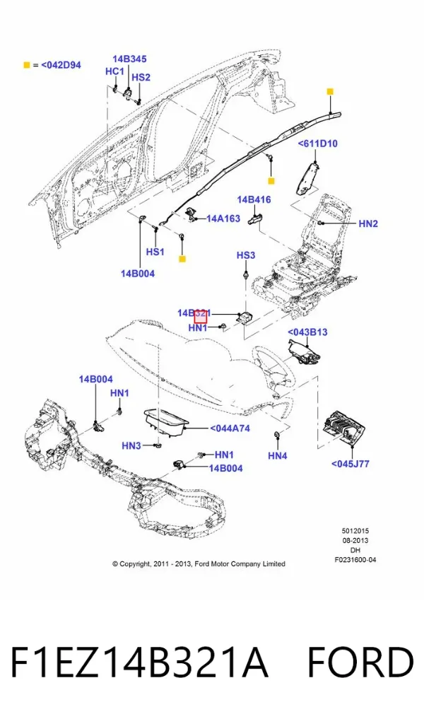  F1EZ14B321A Ford