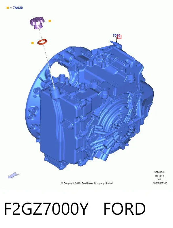 АКПП F2GP7000YC Ford