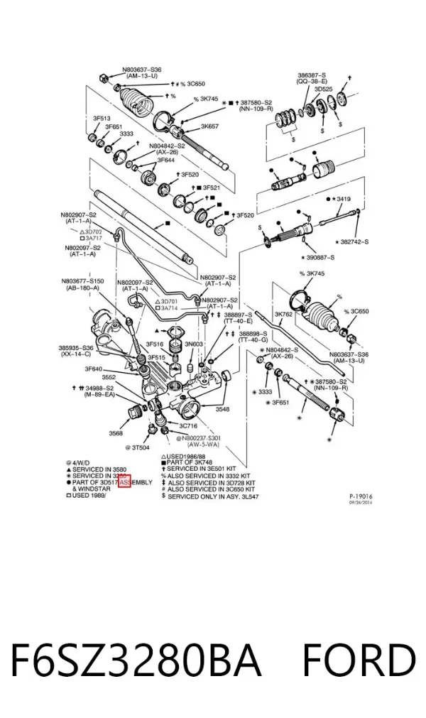 Рульова тяга FO1133 Polcar