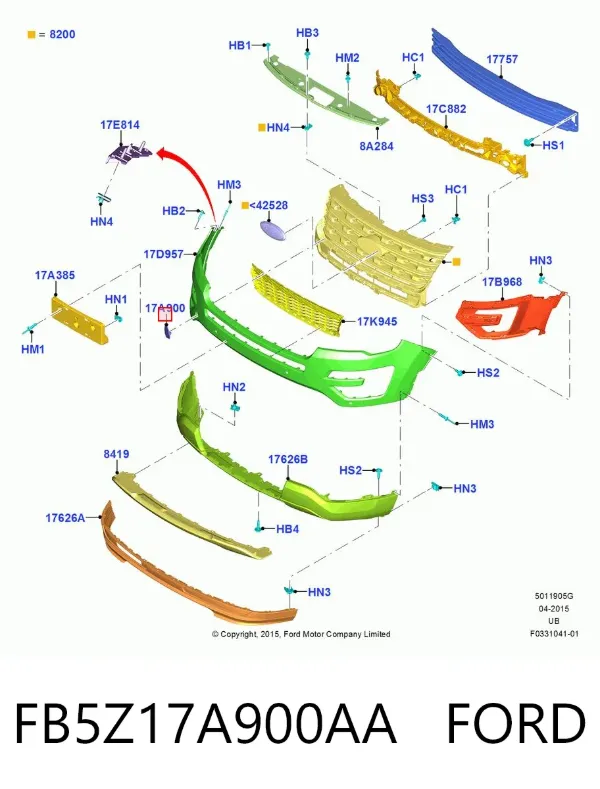  FB5Z17A900AA Ford