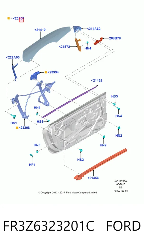  FR3Z6323201C Ford