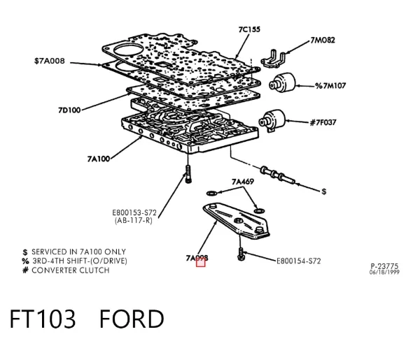 Фільтр АКПП FT103 Ford