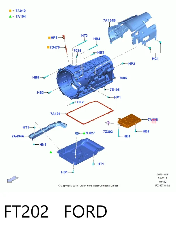 Фільтр АКПП FT202 Ford