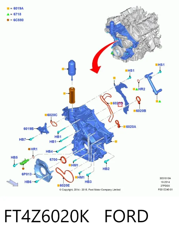  FT4Z6020K Ford