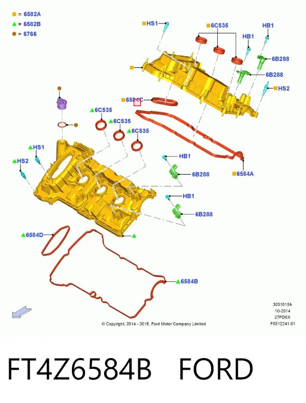  FT4Z6584B Ford